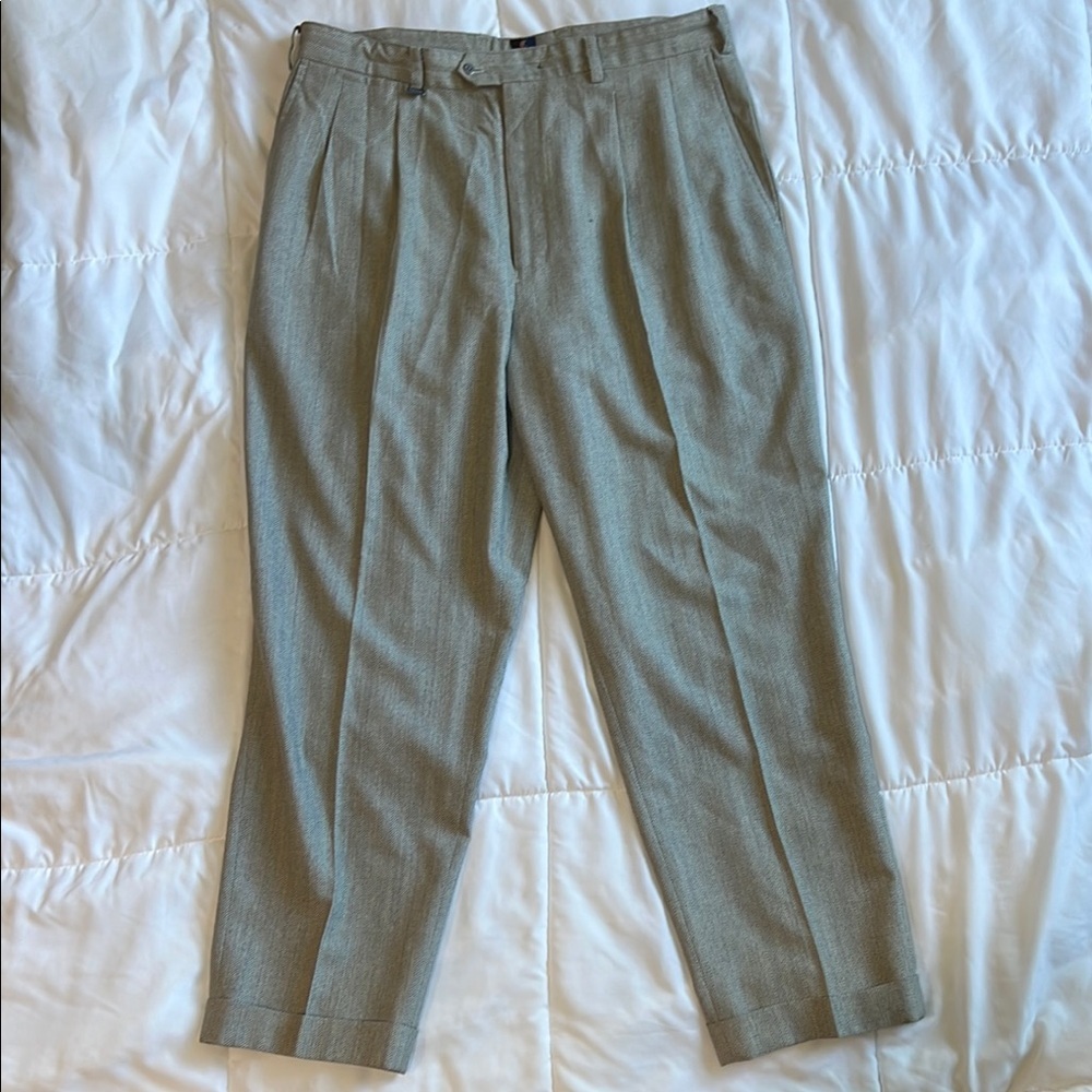 Callaway Golf Pants Gray Worsted Wool